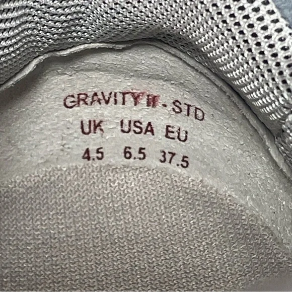 NEW Hotter Gravity II Trainers Shoes Cushioned Leather Blue‎ Womens UK 4.5 US